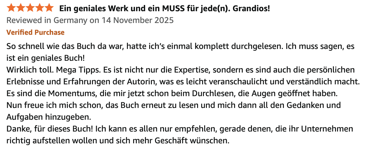 Happy Business - Rezension via Amazon